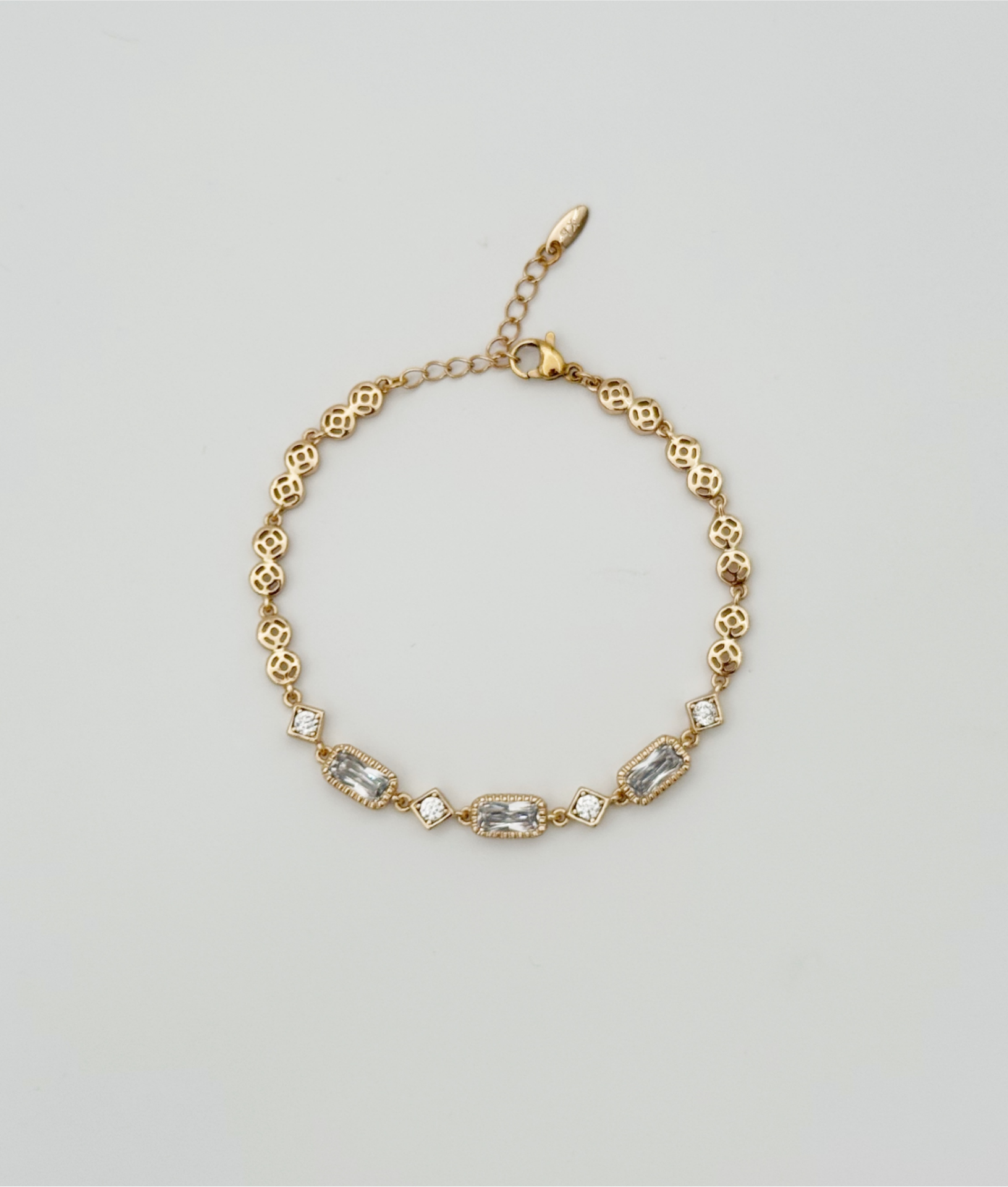 18K Rose Gold Plated Ahenk Bileklik