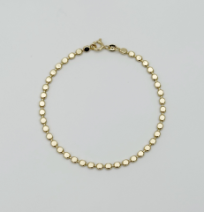 14K Gold Plated Pul Zincir Bileklik