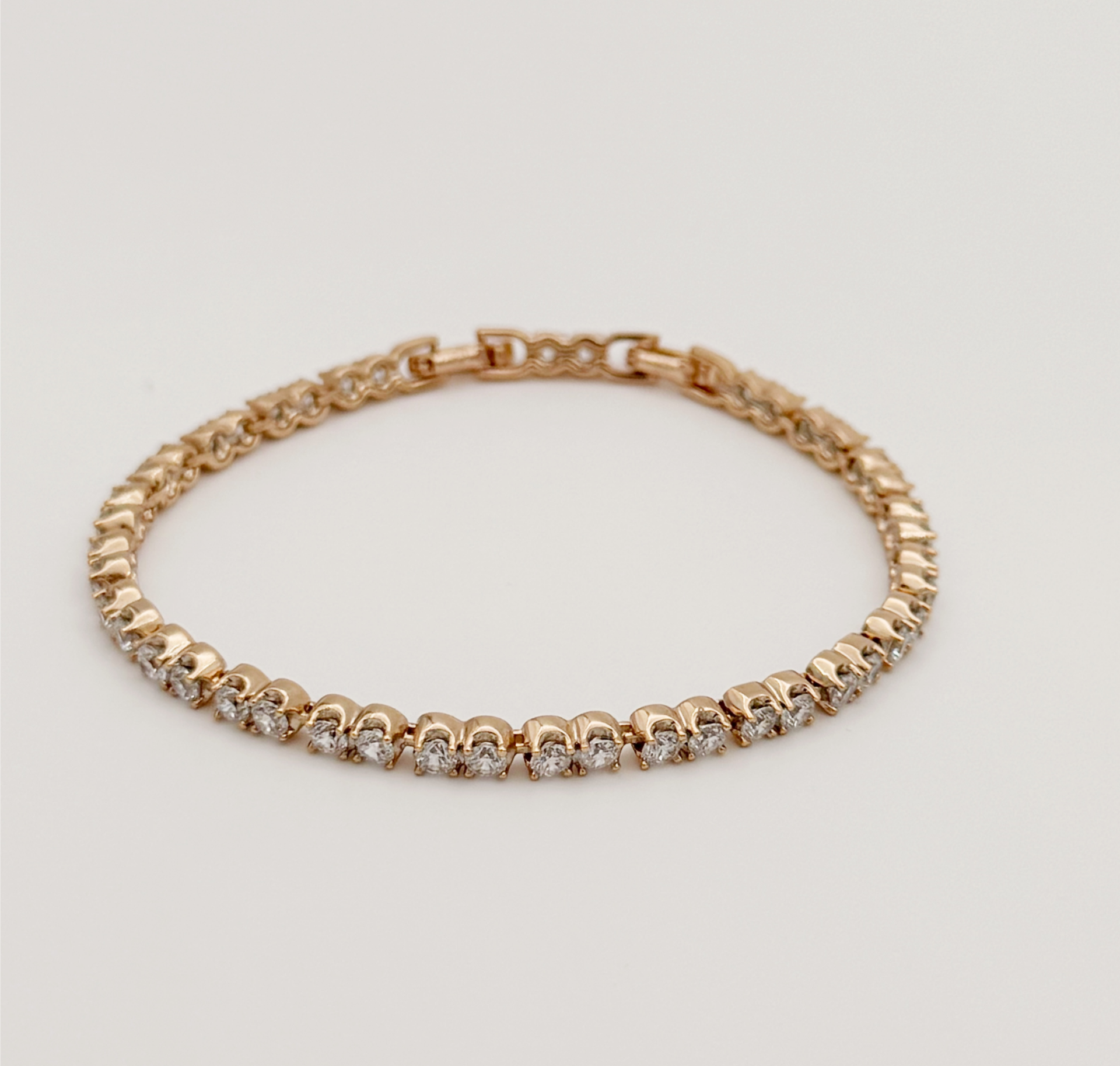 18K Rose Gold Plated Su Yolu Bileklik