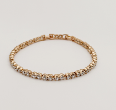 18K Rose Gold Plated Su Yolu Bileklik