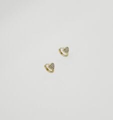 14K Gold Plated Jour Love Hoop Küpe