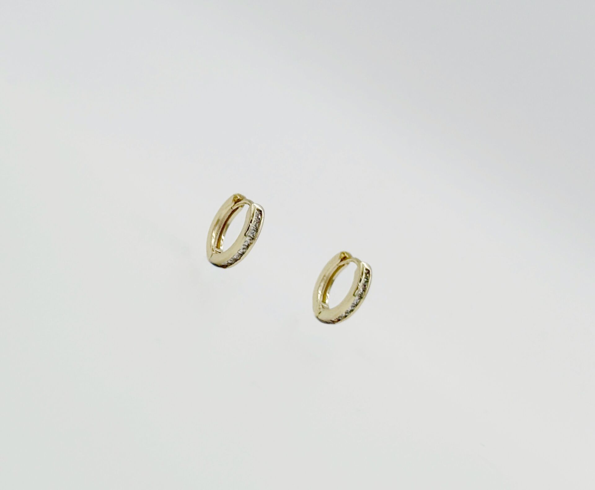 14K Gold Plated Lumine Hoop Küpe