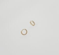 18K Rose Gold Plated Dream Hoop Küpe