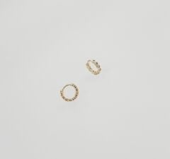 18K Rose Gold Plated Dream Hoop Küpe