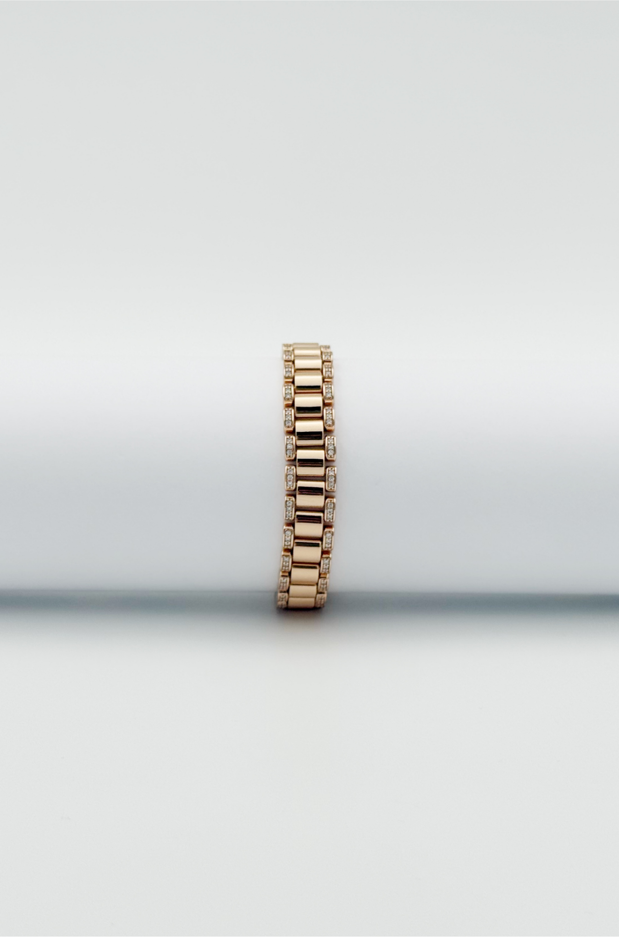 18K Rose Gold Plated Elegance Line Bileklik