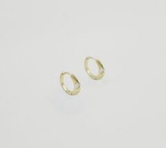 14K Gold Plated Ceremony Hoop Küpe