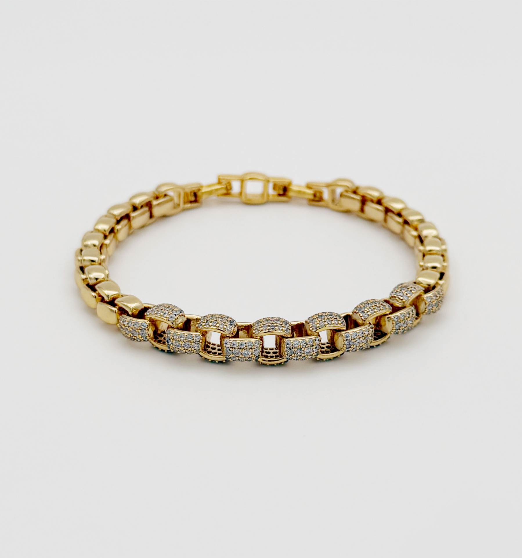 22K Gold Plated Nora Taşlı Bileklik