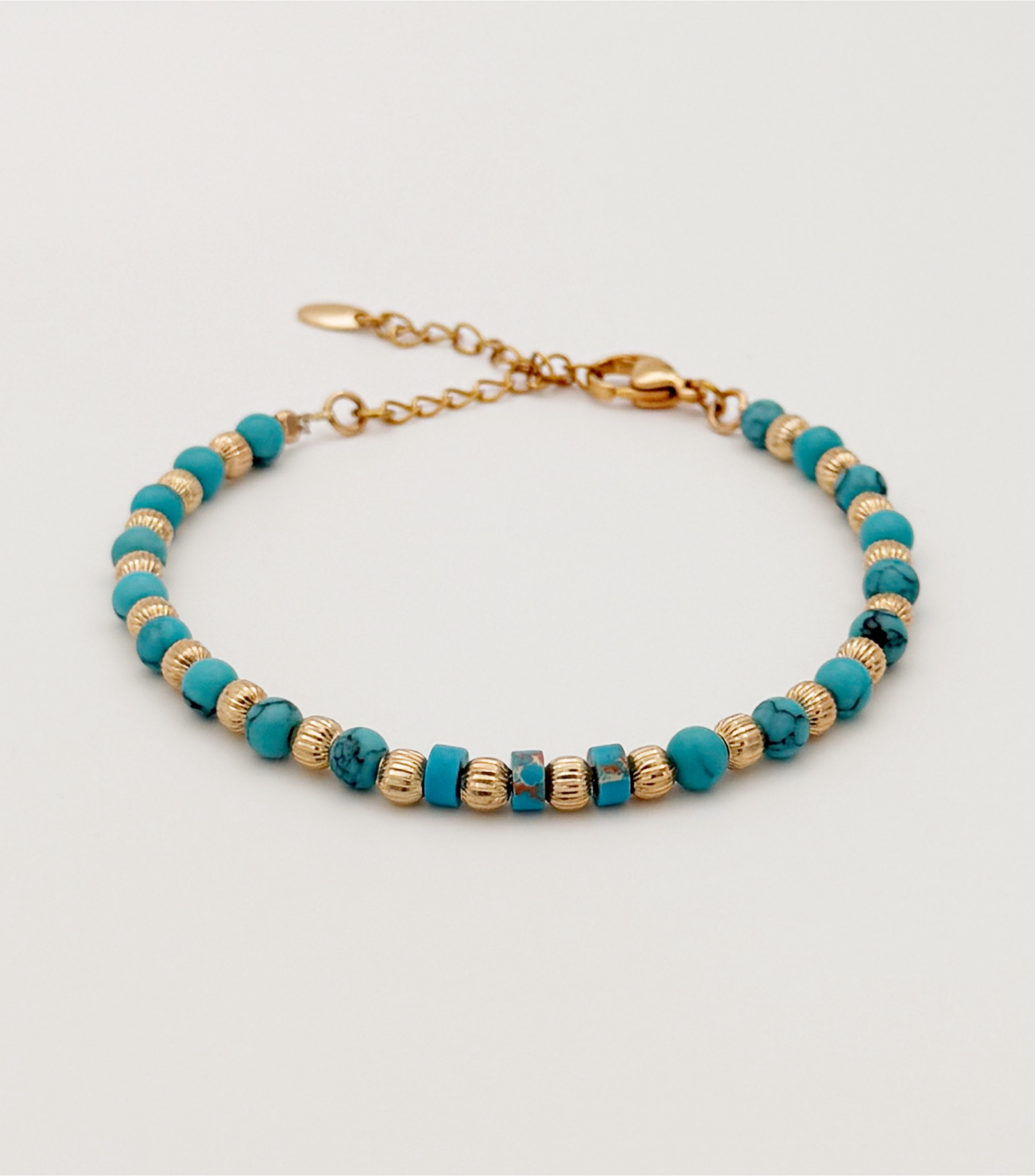 18K Rose Gold Dorika Firuze Bileklik