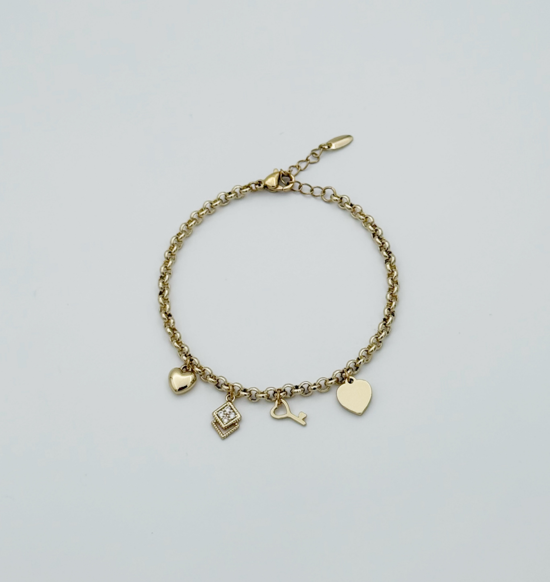 14K Gold Plated Love Doç Bileklik