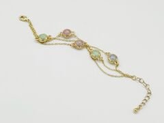 14K Gold Plated Pudding Lane Bileklik